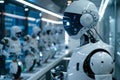 Sovereign AI. Inside lab where robots perform tasks seamlessly, leading revolution in automation. Autonomous robots in action.