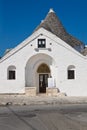 Sovereign trullo. Alberobello. Puglia. Italy. Royalty Free Stock Photo