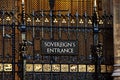 Sovereigns Entrance Westminster