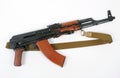 Soviet AKMS (AK47) assault rifle Royalty Free Stock Photo