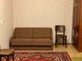 Soviet apartment with carpet and sofa