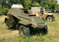 Soviet armored car BA-64 of the Second World War.