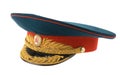 Soviet army cap Royalty Free Stock Photo