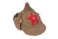 Soviet army cap Royalty Free Stock Photo