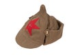 Soviet army cap Royalty Free Stock Photo