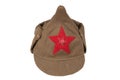 Soviet army cap Royalty Free Stock Photo