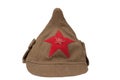 Soviet army cap Royalty Free Stock Photo