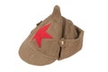 Soviet army cap Royalty Free Stock Photo