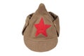 Soviet army cap Royalty Free Stock Photo