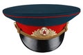 Soviet Army officer peaked cap