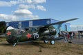 Soviet biplane fighter I-153 Chaika presented at the MAKS-2021 International Aviation and Space Show