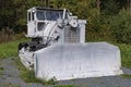 Soviet bulldozer S-100 (T-100M) on a September day