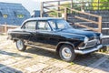 Soviet car in Kusturica Drvengrad in Serbia Royalty Free Stock Photo