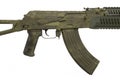 Soviet carbine in modern body kit isolate on a white background. Tuned automatic carbine of the USSR. Weapons for sports and self- Royalty Free Stock Photo