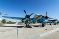 Soviet combat aircraft, an exhibit of military-historical Museum, Ekaterinburg, Russia,