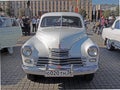 Soviet executive car of 1950s fastback GAZ-M20 Pobeda front view Royalty Free Stock Photo