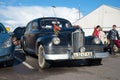 Soviet executive car ZIS-110 1945. closeup. The parade of retro transport in Kronstadt