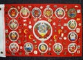 Soviet flag and Original Medals & badges + USSR flag