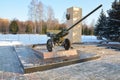 Soviet light cannon of the Great Patriotic War of 1941-1945