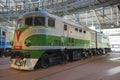 Soviet main line two-section diesel locomotive of the TE2 50s of the twentieth century