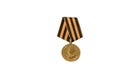 Soviet medal for participation in World War Two. Translation -