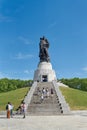 Soviet memorial in Berlin Treptow to honor killed soldiers of the Red Army