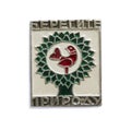 Soviet metallic badge calling for nature conservation