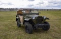 Soviet military all-wheel-drive Retro car of the increased possibility jeep GAZ-67