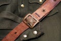 Soviet Officer Belt Royalty Free Stock Photo