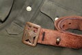 Soviet Officer Belt Royalty Free Stock Photo