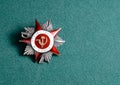 Soviet Order of the Patriotic War. Military insignia a Second World Royalty Free Stock Photo