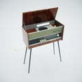 Soviet radio vef radio 3d render Royalty Free Stock Photo