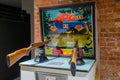 Soviet retro arcade shooting machine game for two players