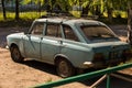 Soviet retro car at the street