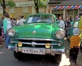 Soviet retro F4 layout car of 1960s sedan Moskvitch 410