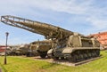 Soviet rocket launcher 2P19 of missile complex Elbrus (Scud-B)