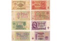 Soviet rubles. Banknotes of the USSR. Royalty Free Stock Photo