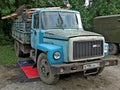 The GAZ-3307 Truck. Moscow, Zyablikovo, street Gorodenka