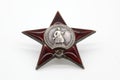 Soviet and Russian Order `Red Star` Royalty Free Stock Photo