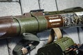 Soviet russian weapon: RPG-18 detail