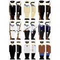 Soviet sailors and officers of the Second World War Royalty Free Stock Photo