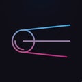 Soviet satellite nolan icon. Simple thin line, outline vector of space icons for ui and ux, website or mobile application Royalty Free Stock Photo