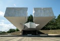 Soviet sculpture memorial monument in Pyatigorsk, Russia