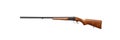Soviet single-barrel hunting rifle 12 caliber. Smoothbore hunting weapons isolate on a white back