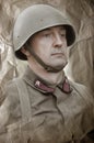 Soviet soldier Royalty Free Stock Photo