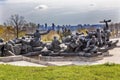 Soviet Soldiers Attacking Kiev World War 2 Monument Kiev Ukraine