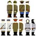 Soviet soldiers since the 2nd World War