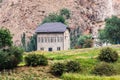 Soviet style concrete home in Tajikistan