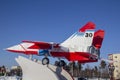 Soviet supersonic high-altitude twin-engine fighter-interceptor MIG-25