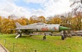 Soviet supersonic jet fighter aircraft MiG-21 Royalty Free Stock Photo